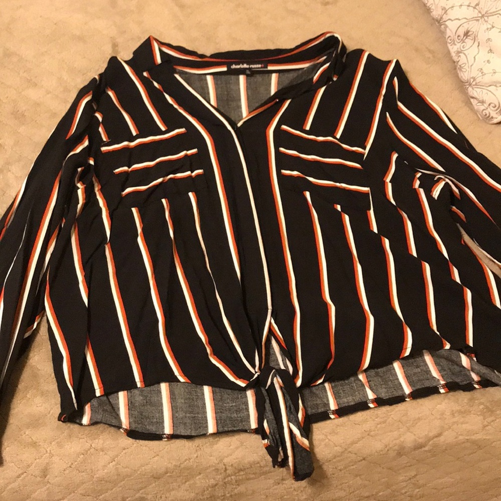 Striped Crop Top